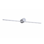 Nowoczesny kinkiet Modern Slim L - chrom, LED, IP44