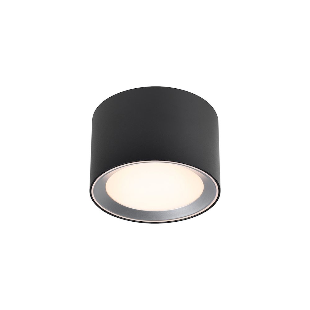 Lampa sufitowa Landon - czarna, LED