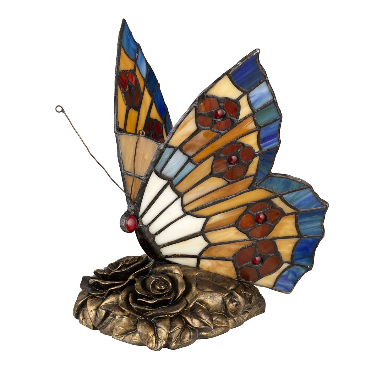 Dekoracyjna lampka stołowa w kształcie motyla