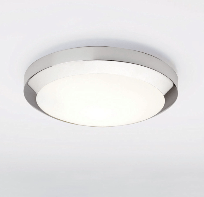 Lampa sufitowa Dakota - Astro Lighting szklana - IP44, chrom