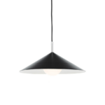 Lampa wisząca w kolorze czarnym z kloszem
