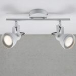 SALE! Biała lampa sufitowa Aslak - Nordlux - dwa regulowane reflektory