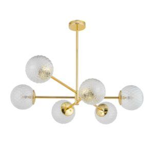 Lampa sufitowa Cadix Gold M - żyrandol z kulami