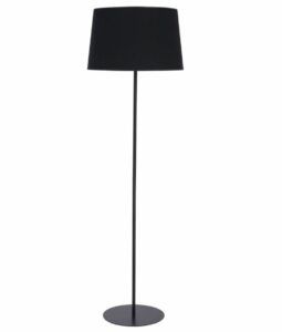 Nastrojowa lampa podłogowa Maja - czarny abażur