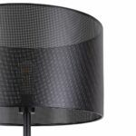 lampa podłogowa z ażurowym kloszem