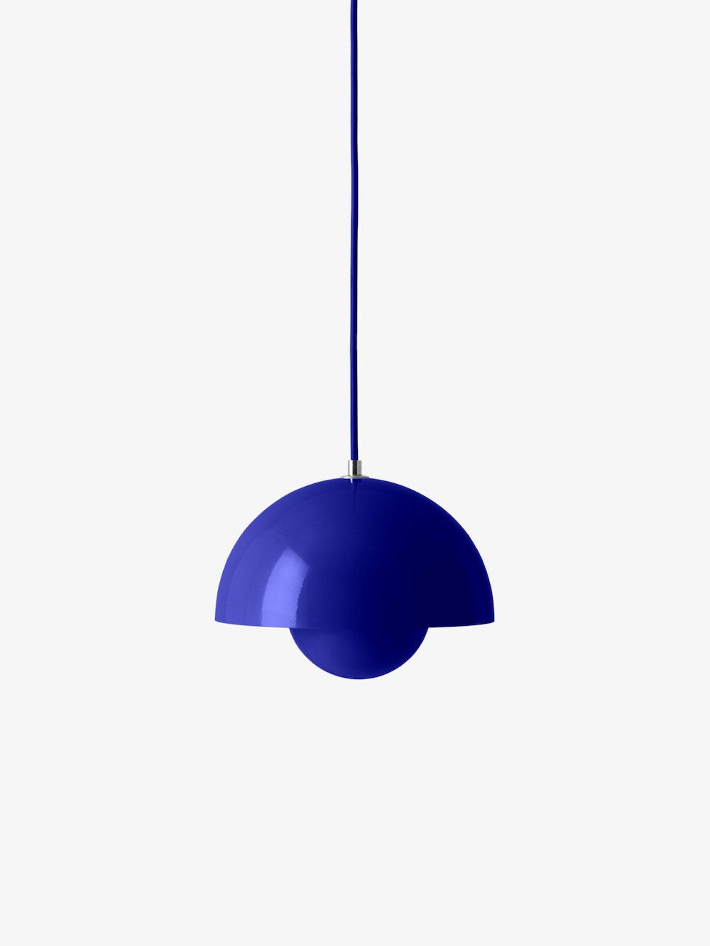 Mała lampa wisząca Flowerpot VP1 - Cobalt Blue, 23cm