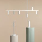 Lampa wisząca sufitowa TREVO 6 - biała
