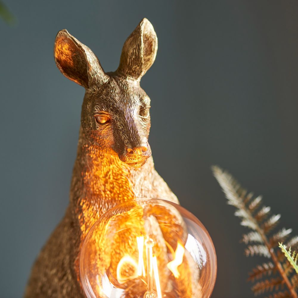lampa do salonu kształt kangura