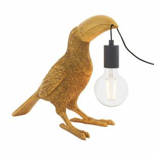Lampka nocna dekoracyjna Zodiac - złoty tukan