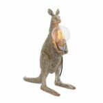lampa stołowa srebrny kangur