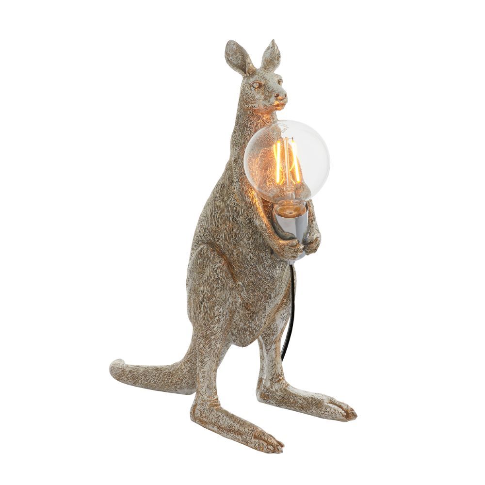 Srebrna lampa stołowa Zodiac - kangur