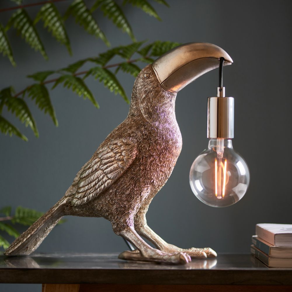 lampa stołowa ptak tukan