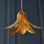 lampa wisząca liście paproci