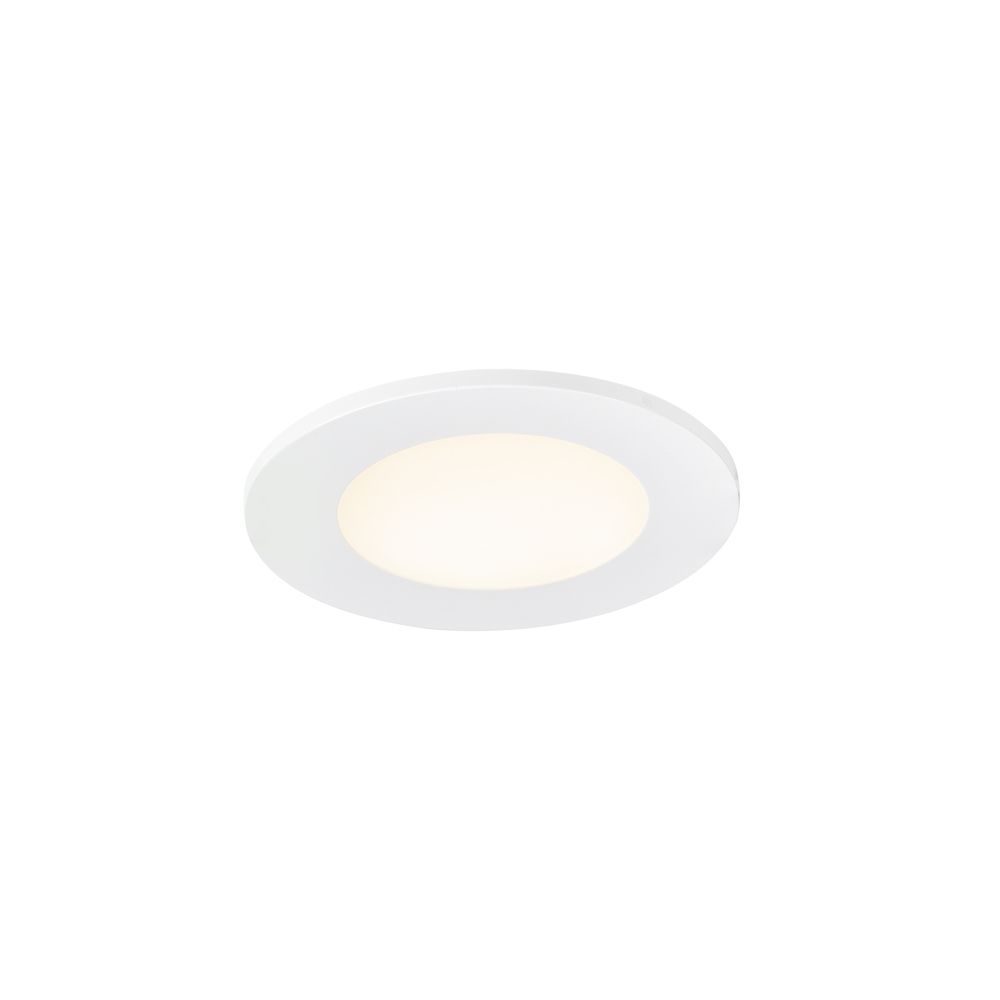 Oczko nowoczesne w kolorze białym LED