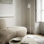 PROMO! Biała lampa podłogowa Nexus - DFTP - regulowany klosz