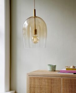 PROMO! Lampa wisząca Uma 30 - Nordlux, bursztynowy klosz
