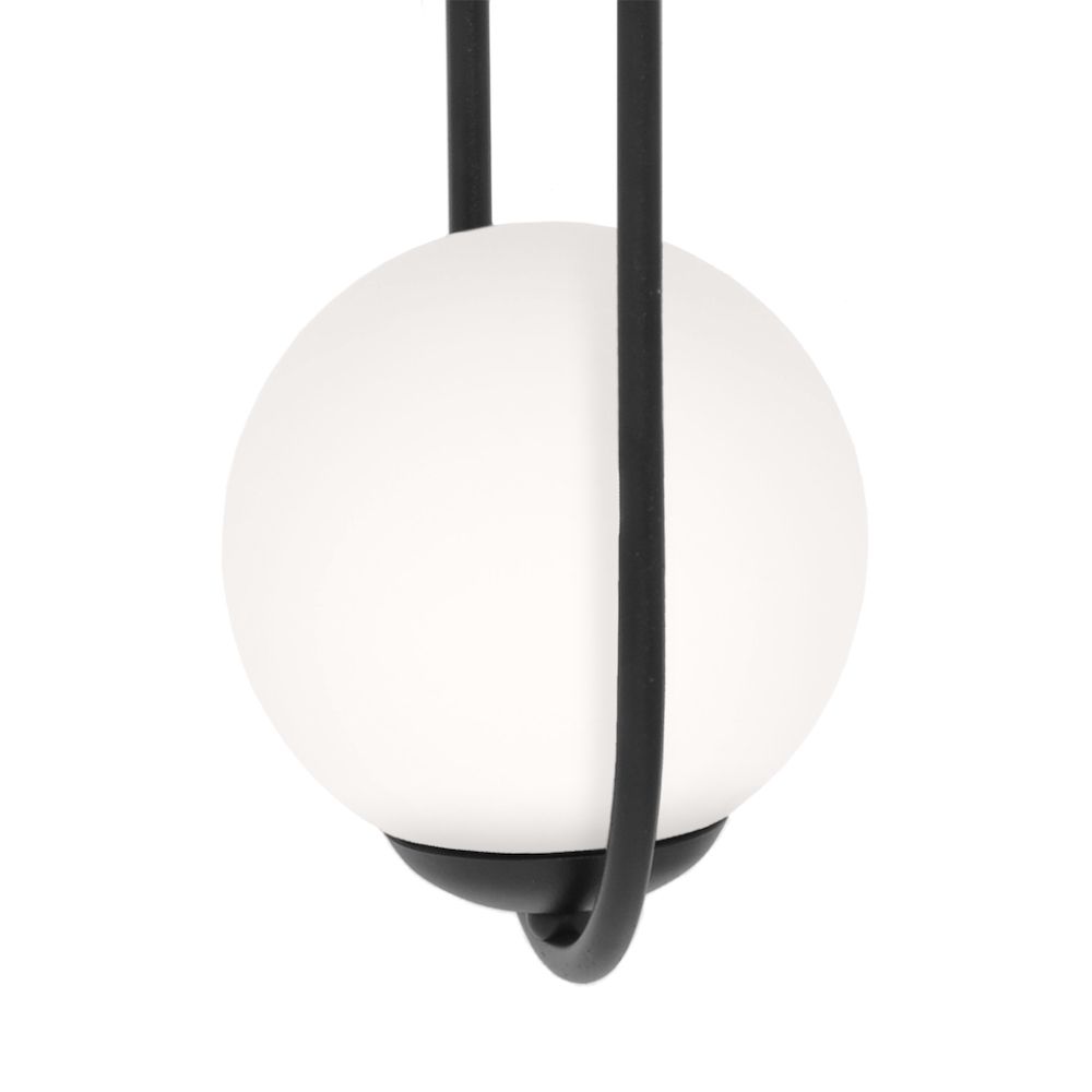 K-5101_Parva - biała szklana kula - lampa
