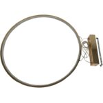 Złota lampa wisząca łazienkowa Ring Mirror S - LED IP44