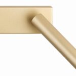 zloty kinkiet z regulacja do łózka - rio argon