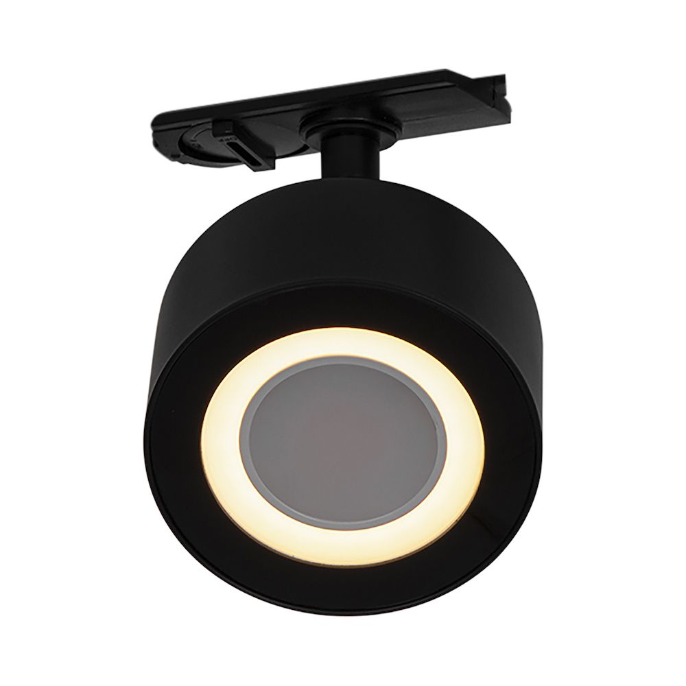 Clyde - czarny reflektor LED - oświetlenie szynowe
