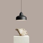 Czarna lampa wisząca Como - nowoczesna