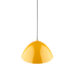 Sufitowa lampa Faro retro, żółta - 33 cm