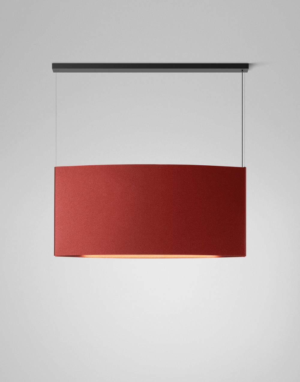 Lampa wisząca Noren S/151.2 - terracota, światło góra-dół