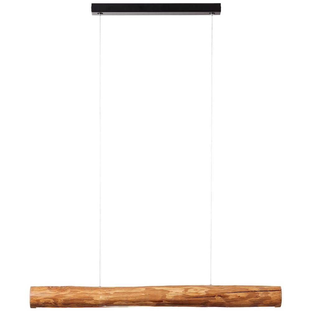 Odun - lampa na linkach z balem drewnianym