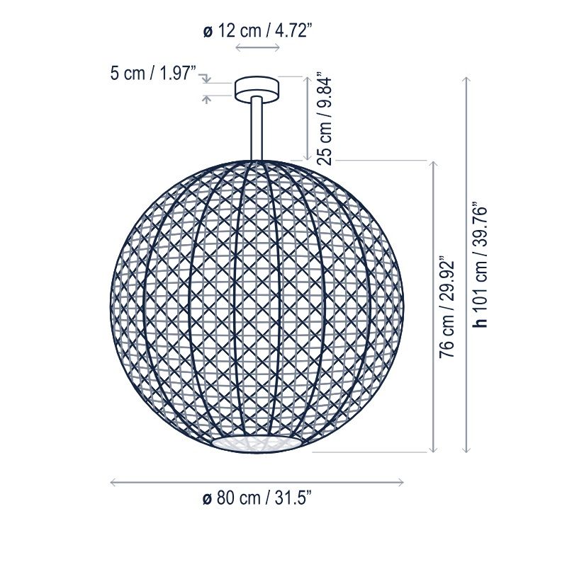 PF80 sphere - wymiary