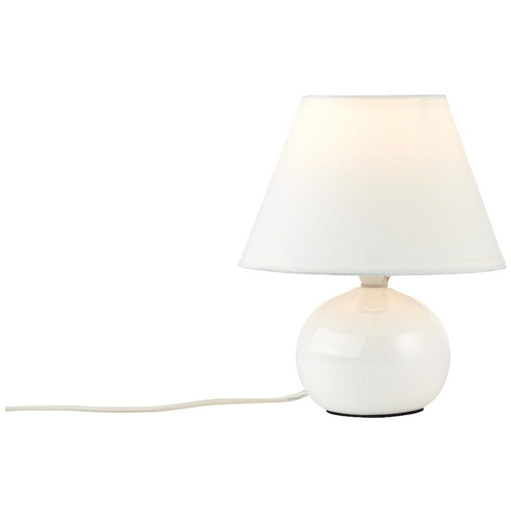 Primo - lampka stojąca do salonu - biała