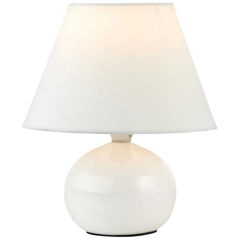 Primo - biała lampa stołowa do salonu