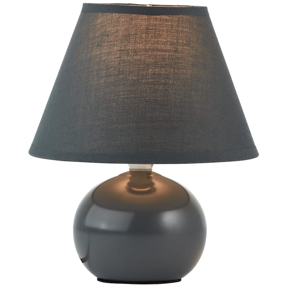 Primo - piękna czarna lampa stołowa