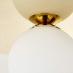 Zon - złota lampa kula
