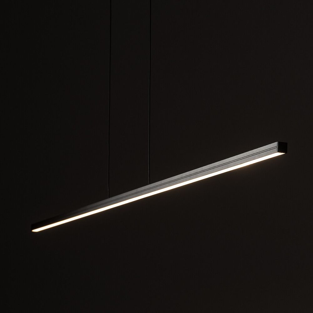 Nowoczesna cienka lampa wisząca LED do biura