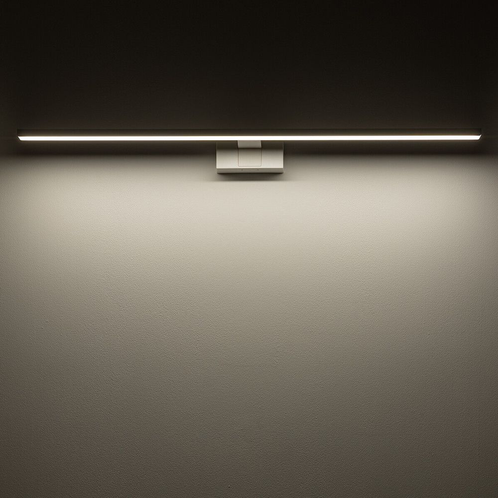 Minimalistyczna lampa nad lustro w łazience - zintegrowany LED