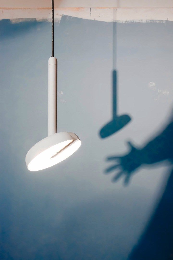 Nowoczesna lampa wisząca Cabriolette - LED, biała