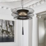 Lampa wisząca - druciak wiszący do salonu