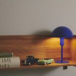 niebieska lampa do pokoju chłopca