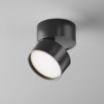 Czarna regulowana tuba LED Onda - 3000K