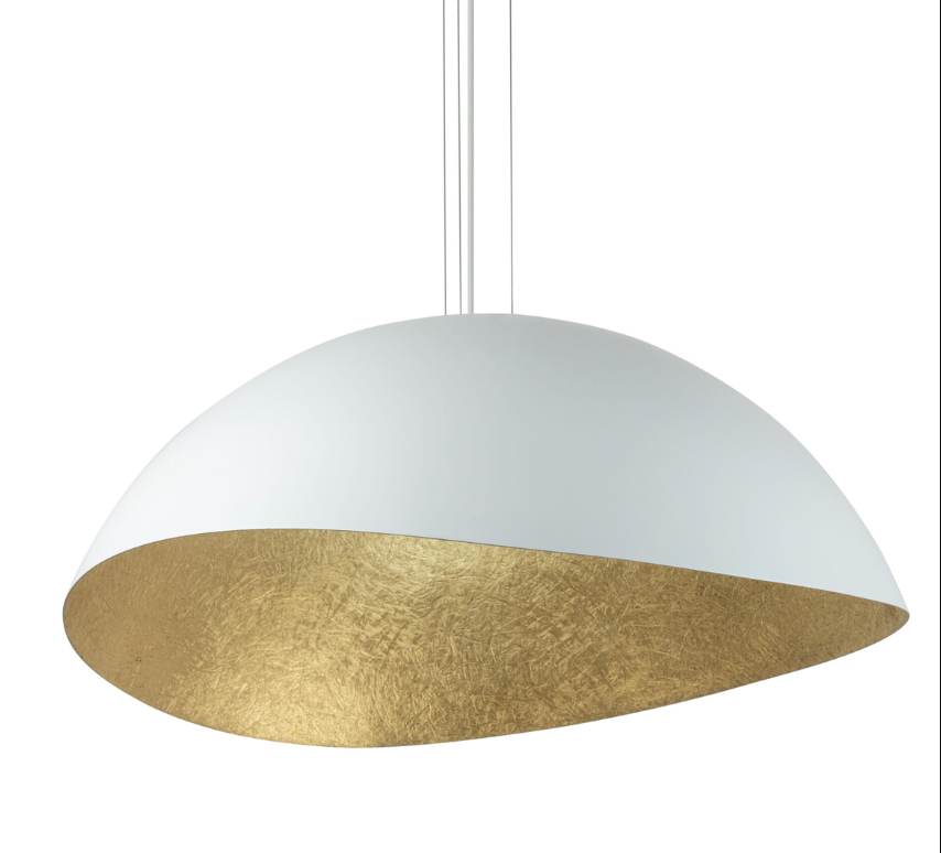 Lampa wisząca do jadalni Velaris 48 - biała