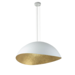 Lampa wisząca do jadalni Velaris 48 - biało-złota