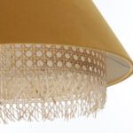 lampa boho z ciekawą plecionką