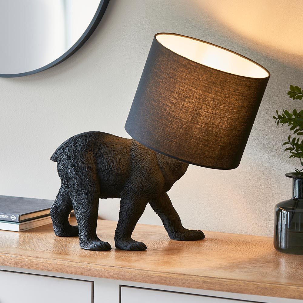 lampa w kształcie niedźwiedzia