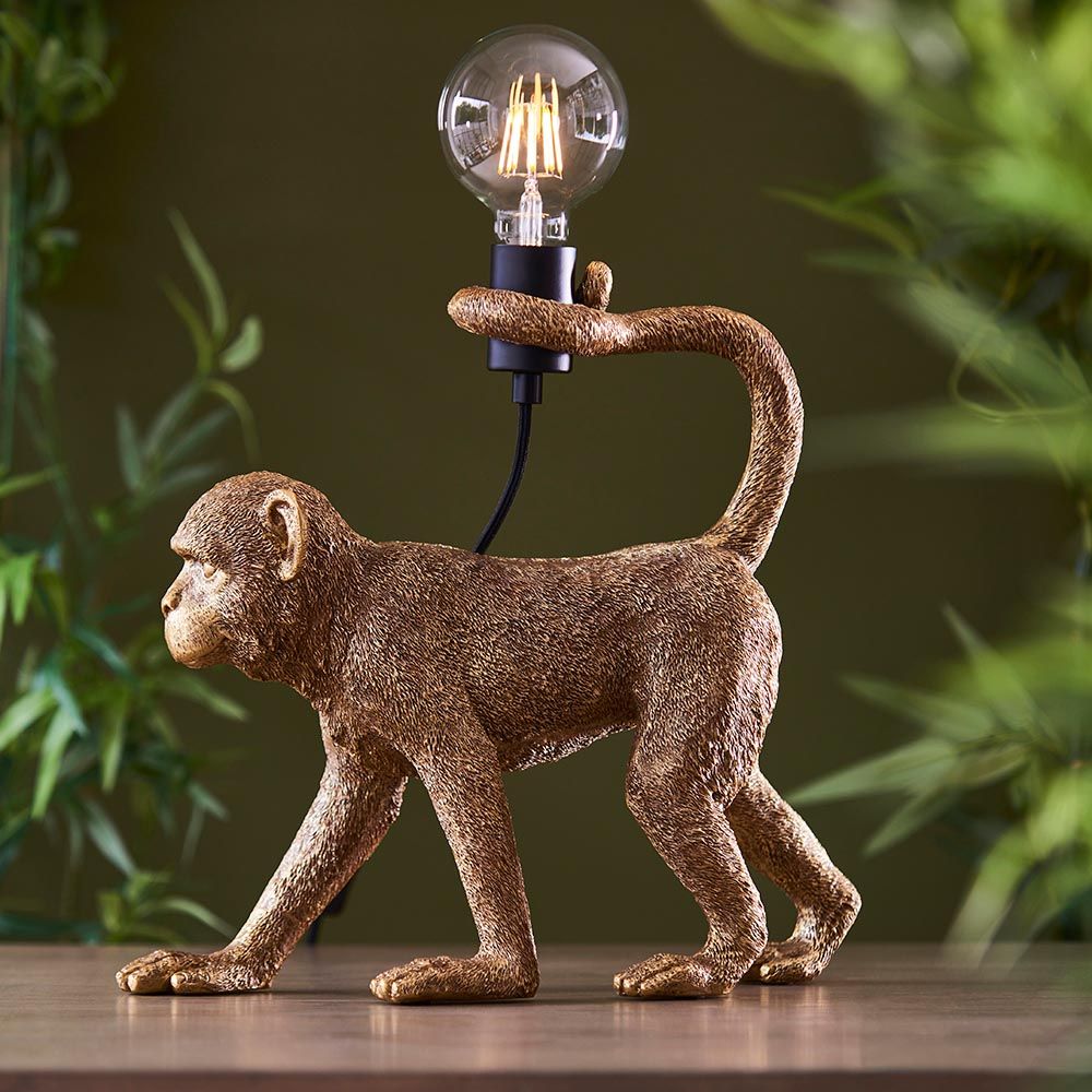 lampa w kształcie małpy kapucynki