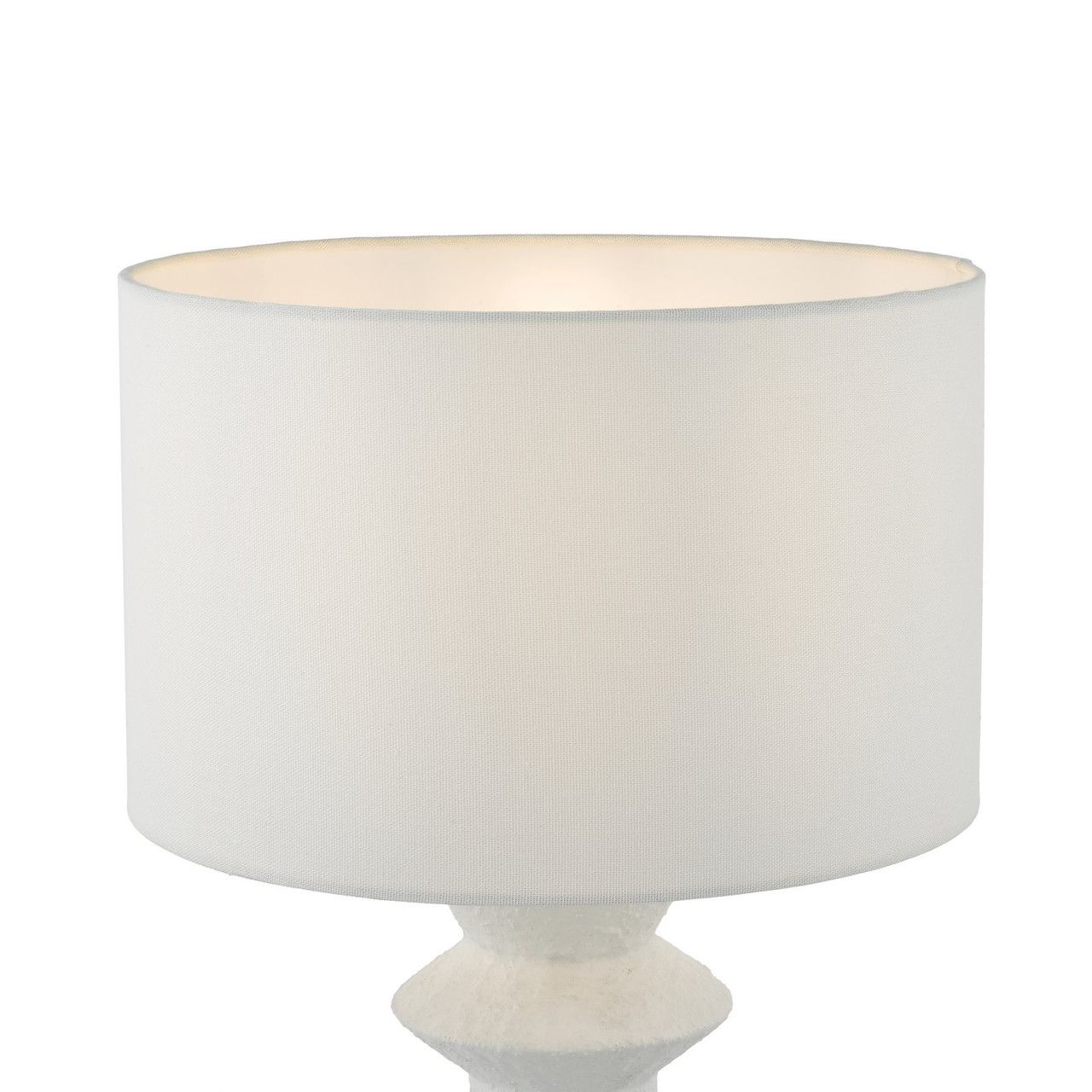 lampa stołowa z białym abażurem do sypialni