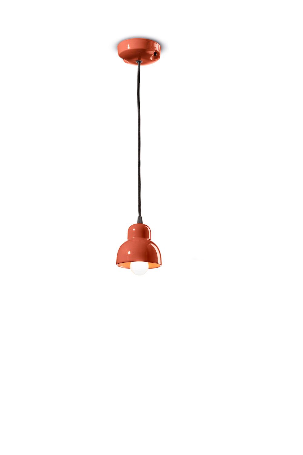 Mała lampa wisząca Berimbau C2610 - pomarańczowa