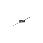 Kinkiet czarny do sypialni LED Spin 66 cm