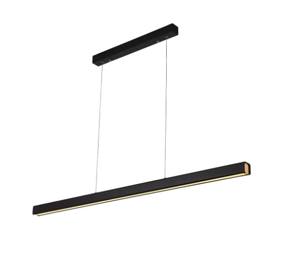 Lampa wisząca Linear No.4 - LED, 4000K, czarna,120cm