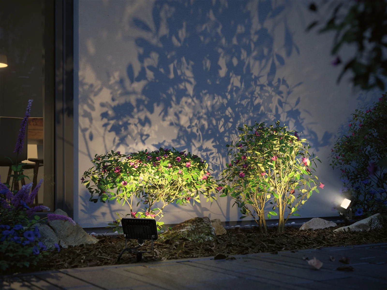 reflektor do oświetlenia krzewów