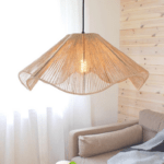 jutowa lampa wisząca do salonu boho